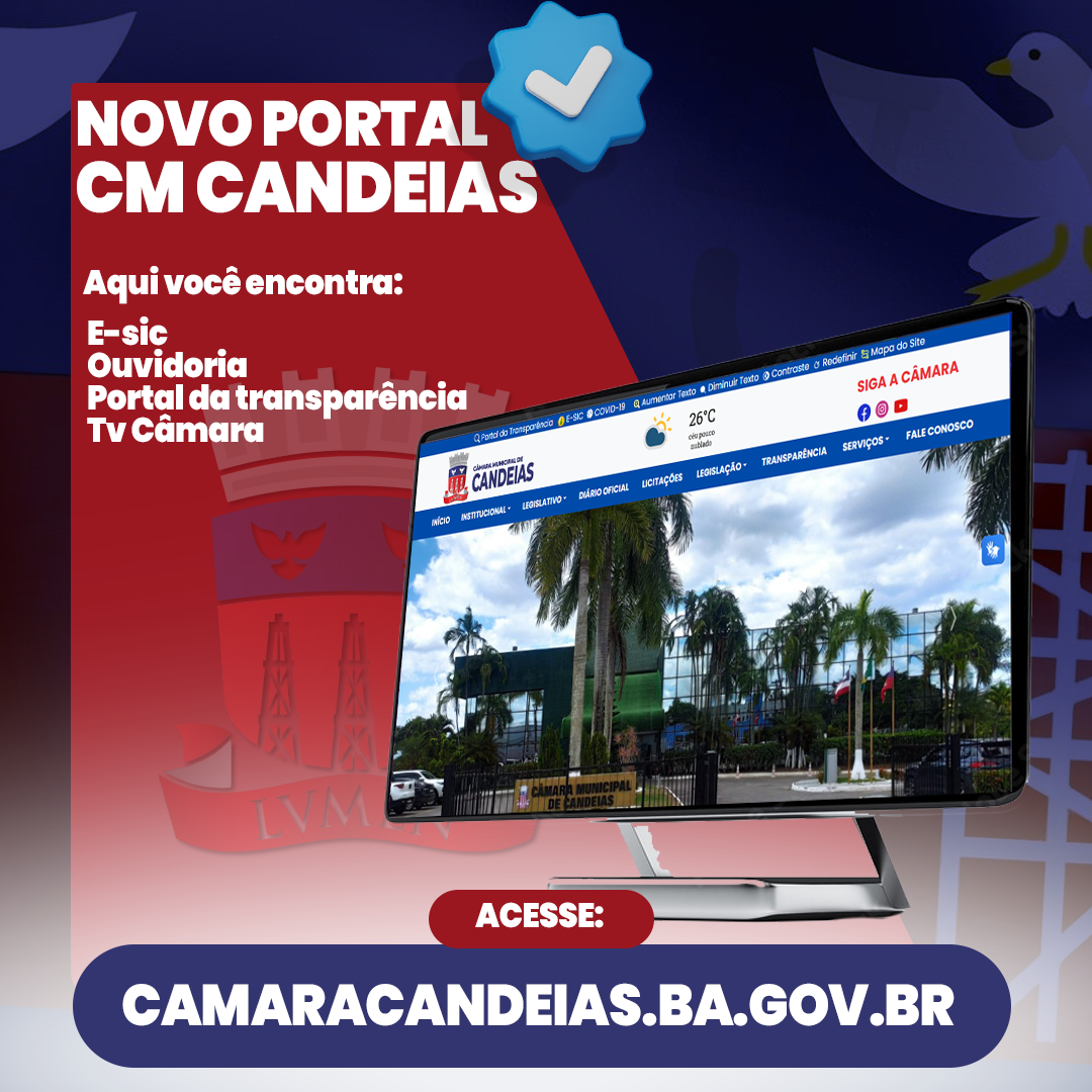 Novo Portal da Câmara Municipal de Candeias